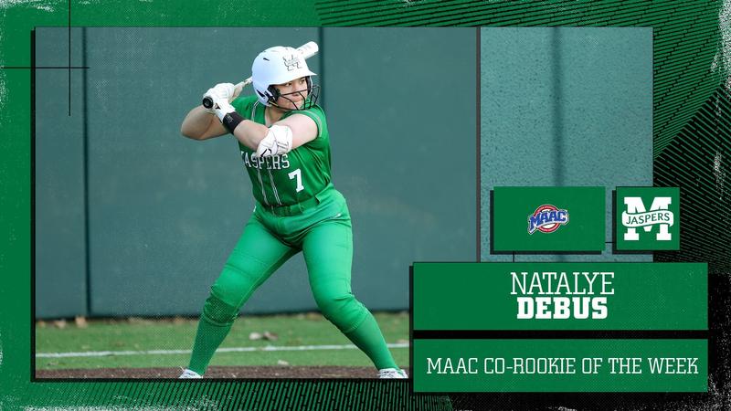 DeBus Captures Second MAAC Rookie of the Week in 2026