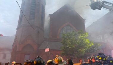 5-alarm blaze burns at Queens church and rectory, FDNY says