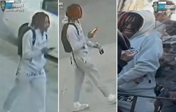 The NYPD released images of Jaden Pierre's suspected shooter.