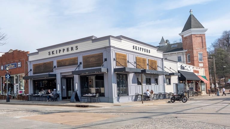 Skippers offers seafood and coastal flavors with a view of...