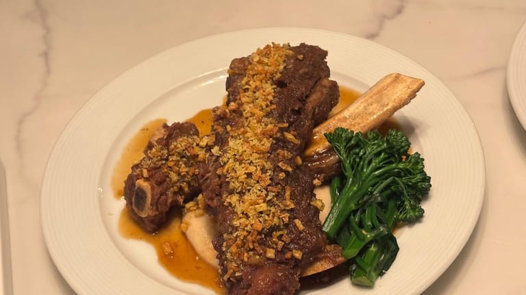 Glazed beef ribs at LA420 in Great Neck were tender...