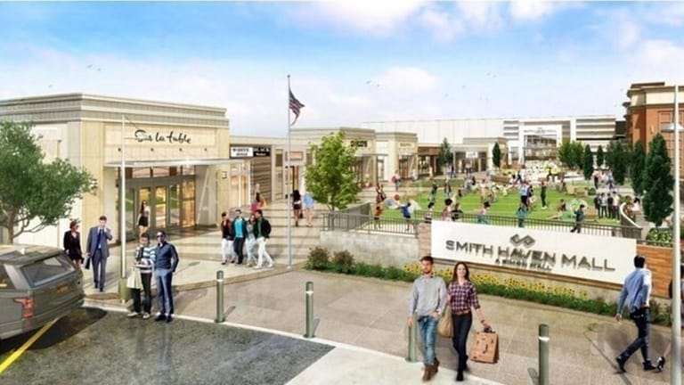 An outdoor, park-like area, shown in a rendering, is planned...