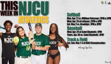 This Week in #NJCU Athletics: April 27-May 3