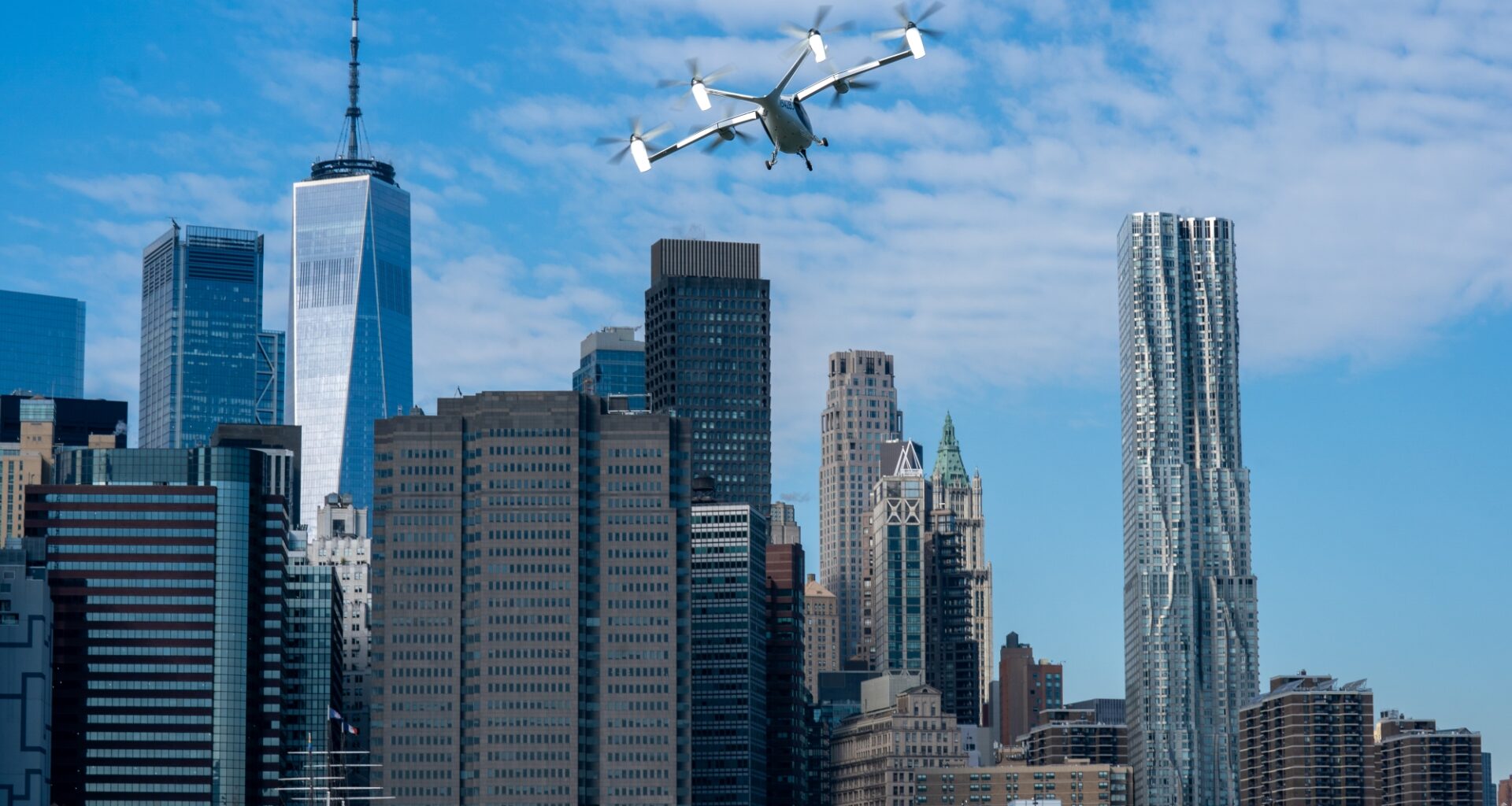 Electric ‘air taxis’ are traveling between JFK Airport and Manhattan this week
