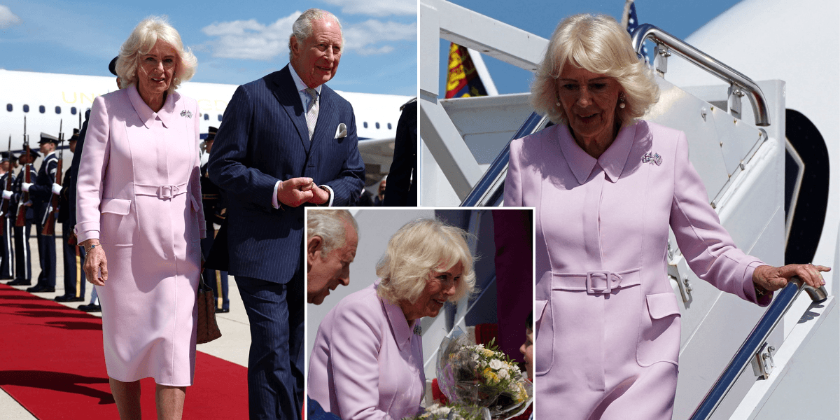 Queen Camilla appears to send hidden message with jewellery amid US arrival