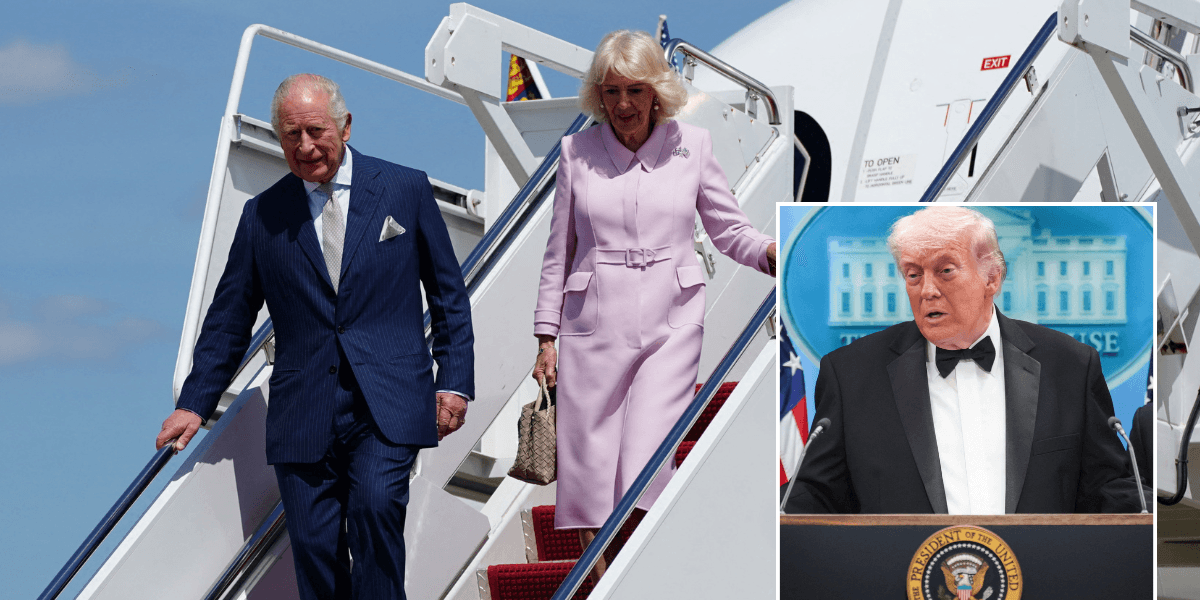 King Charles and Queen Camilla touch down in Washington DC as Donald Trump meeting looms