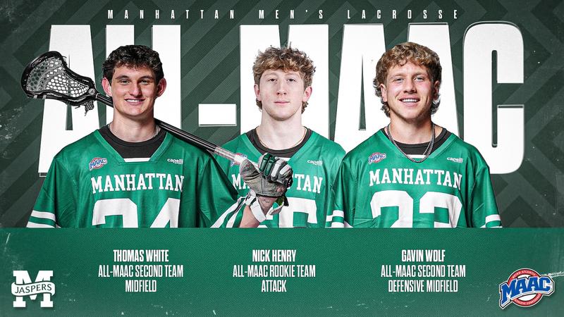 Trio Selected for MAAC Men's Lacrosse All-Conference Teams