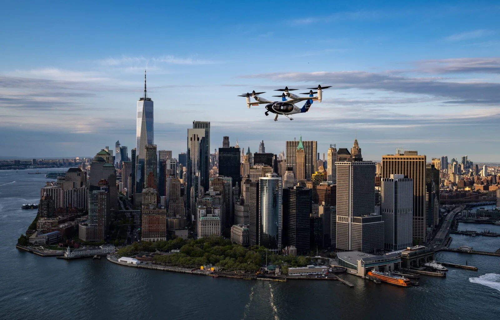 Electric Air Taxis Are Flying Over NYC This Week: See Pictures