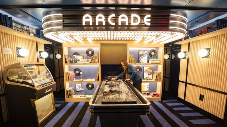 Don't miss the arcade room, hidden behind a curtain near...