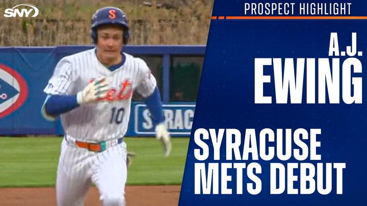A.J. Ewing AAA-Syracuse Debut | Mets Prospects Highlights