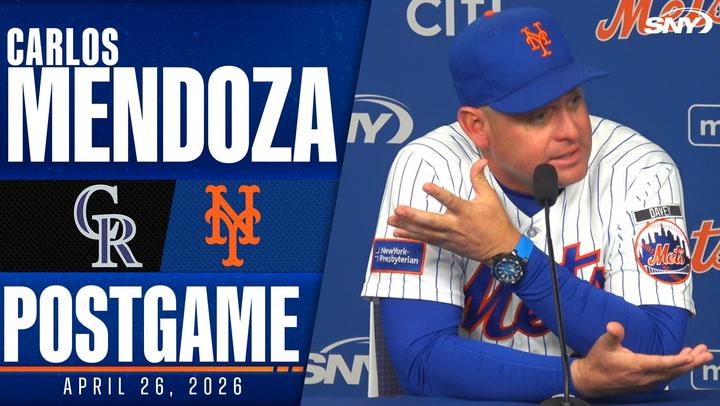 Carlos Mendoza after Mets are swept at home by Rockies: 'I don't think I've ever seen anything like this.'