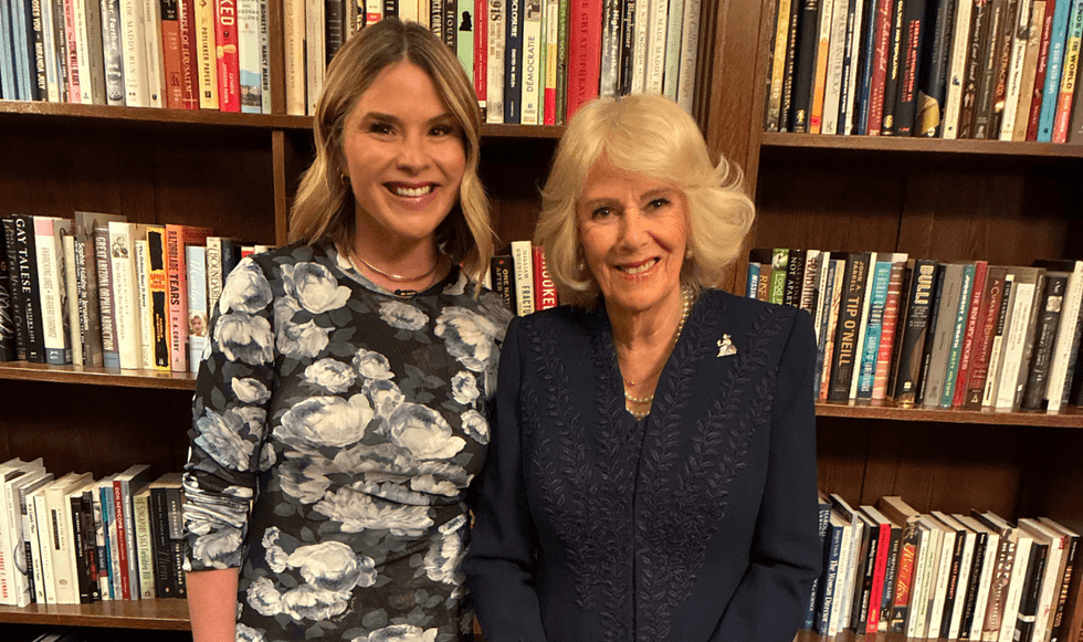 Queen Camilla and Jenna Bush Hager