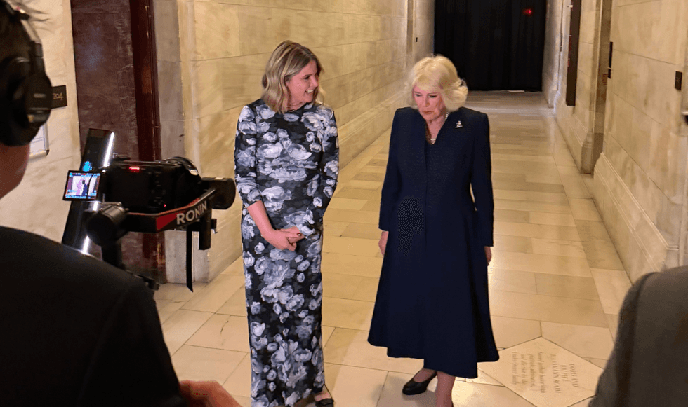 Queen Camilla and Jenna Bush Hager