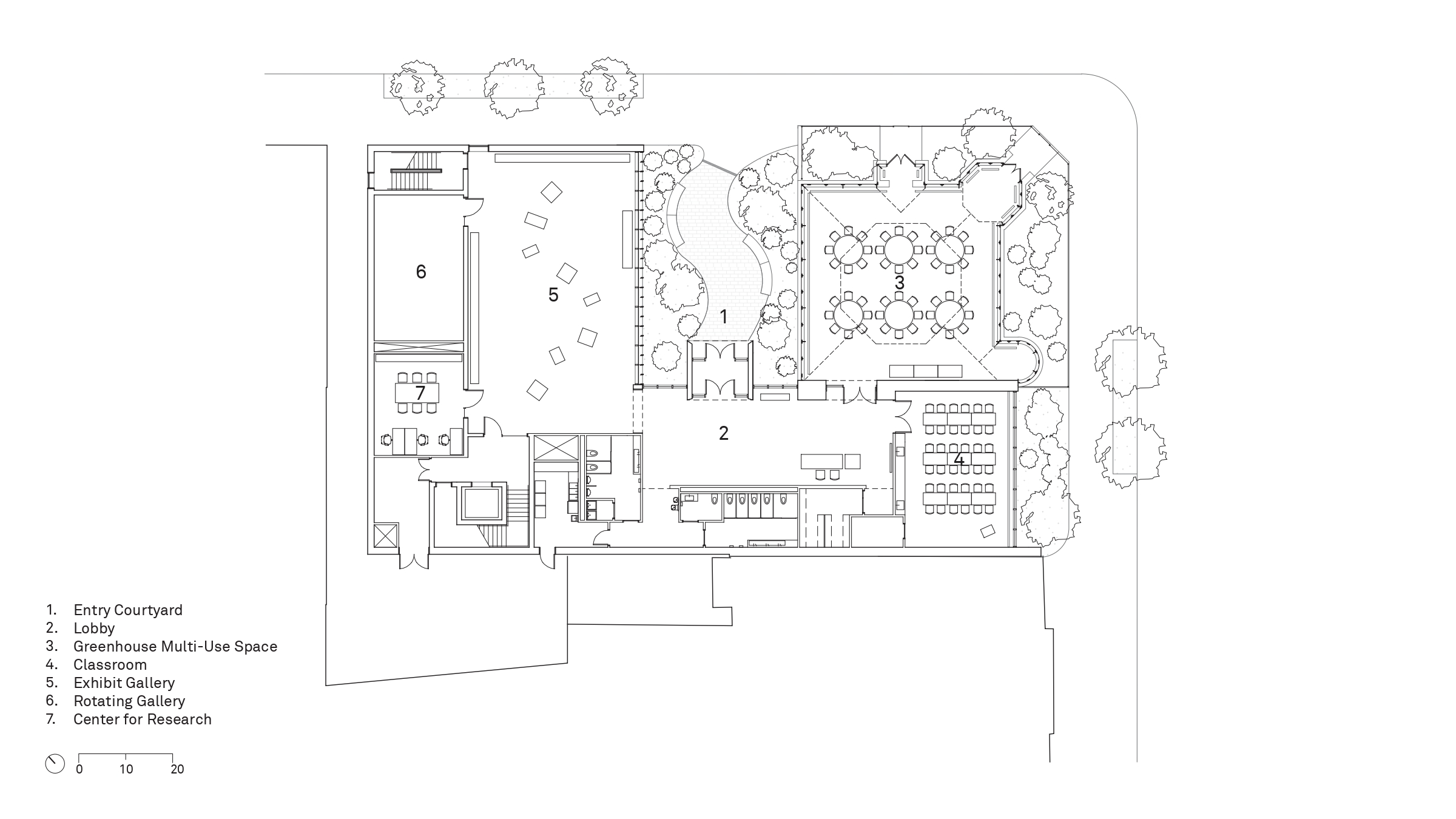 Green-House floor plan