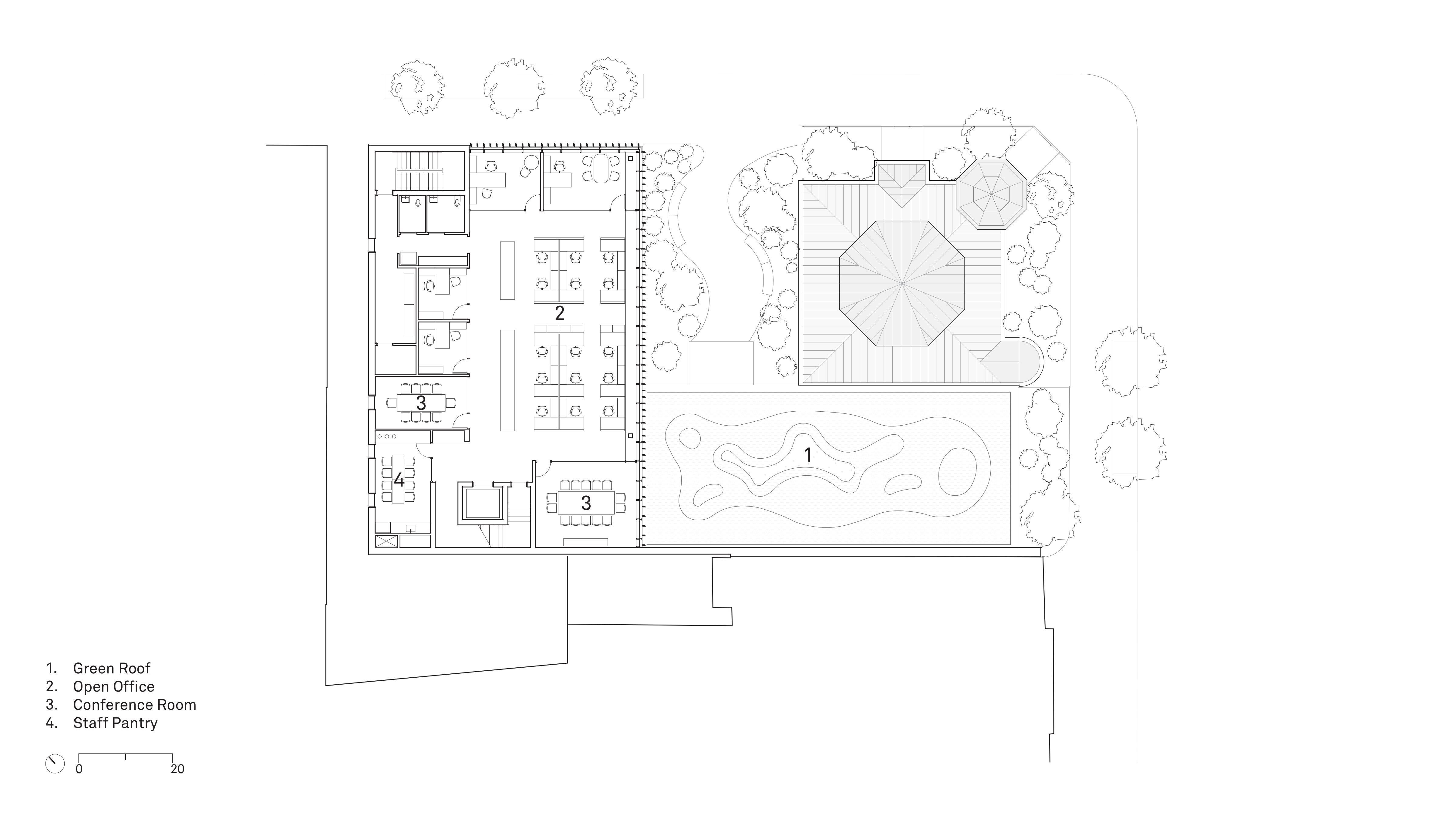 Green-House floor plan