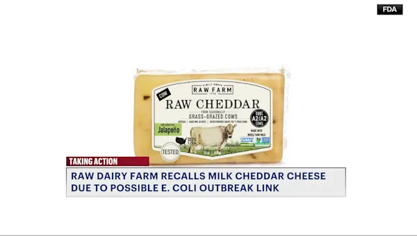 News 12 | Brooklyn | Raw Farm cheddar cheese recalled over possible E. coli links