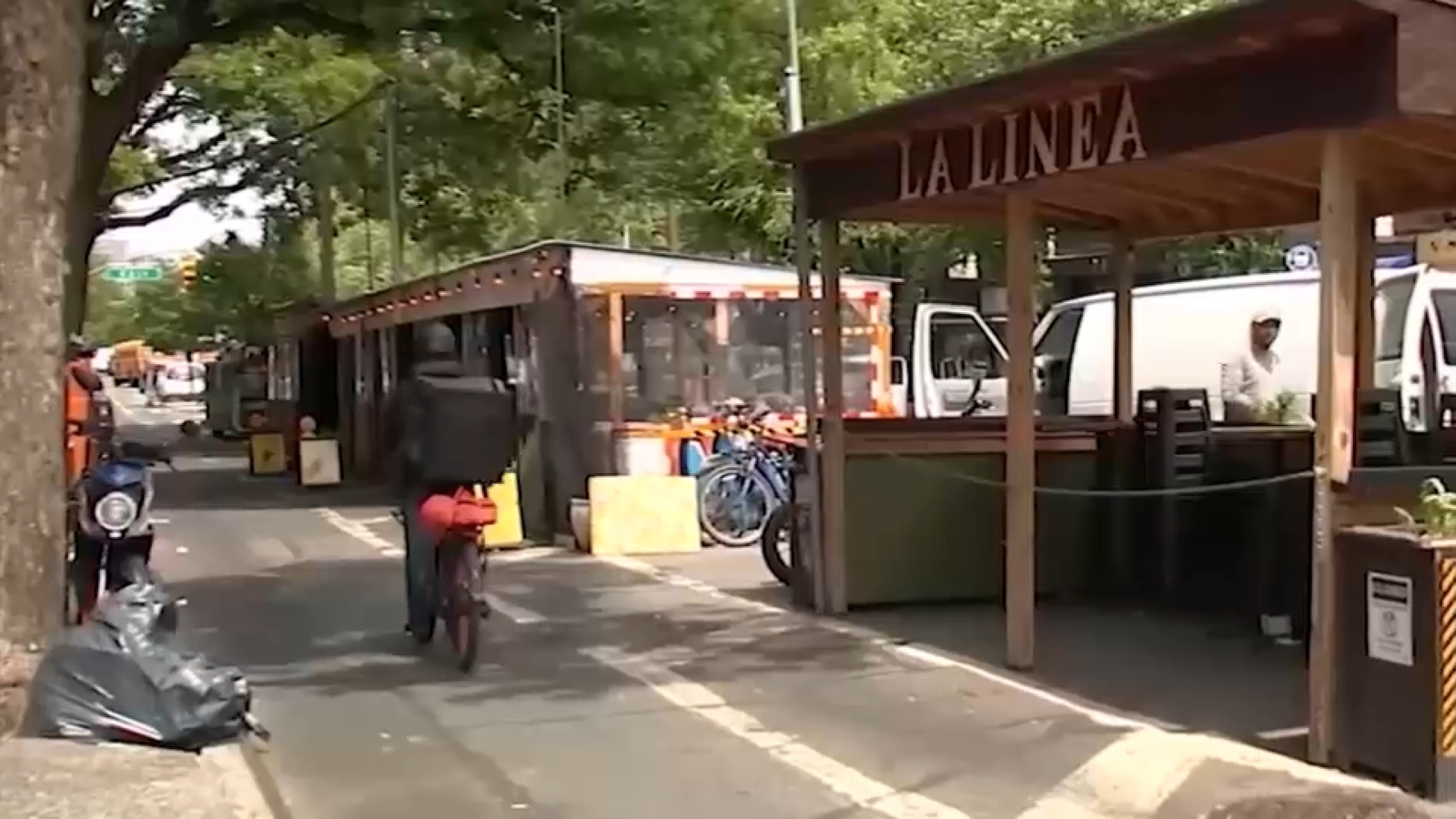 Outdoor dining sheds return to restaurants, cafes, and other businesses around New York City
