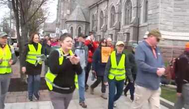 Faith community marks Good Friday with pilgrimage from Montclair Delaney Hall in Newark, NJ to show support for detainees