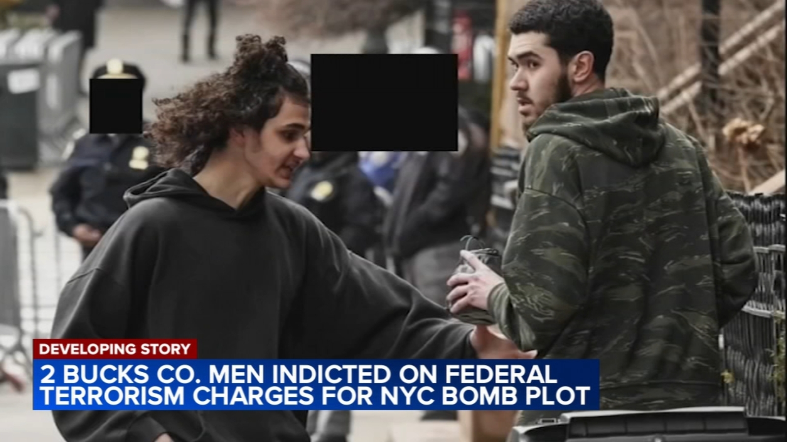 Two Bucks County men charged with bringing bombs to NYC protest were recorded discussing terror plot, indictment says