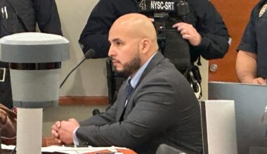 Ex-New York City police Sgt. Erik Duran sentenced for throwing cooler at fleeing suspect, Eric Duprey, killing him