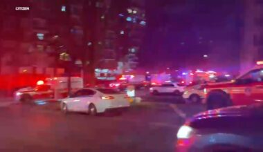 EMS workers taken to the St. Barnabas Hospital after responding to call in the Bronx