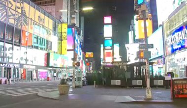 Police search for man who they say abandoned baby in Times Square