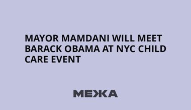 Mayor Mamdani will meet Barack Obama at NYC child care event | Ukraine news