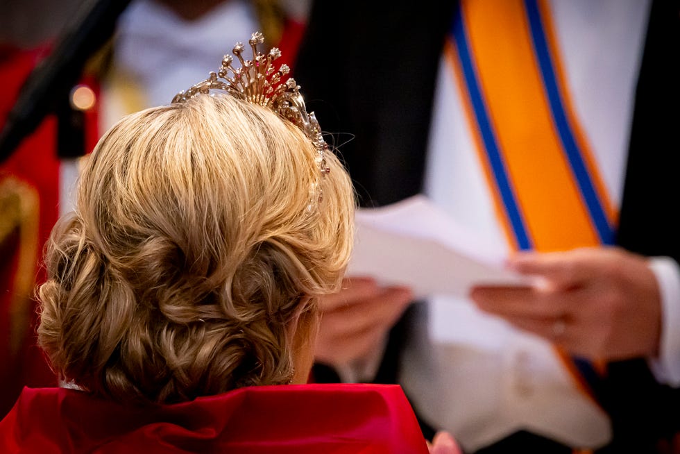 King Willem-Alexander And Queen Maxima Attend Diplomatic Corps Dinner