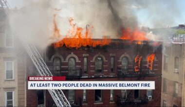 News 12 | Bronx | 1 Dead In 4 Alarm Building Fire In Belmont