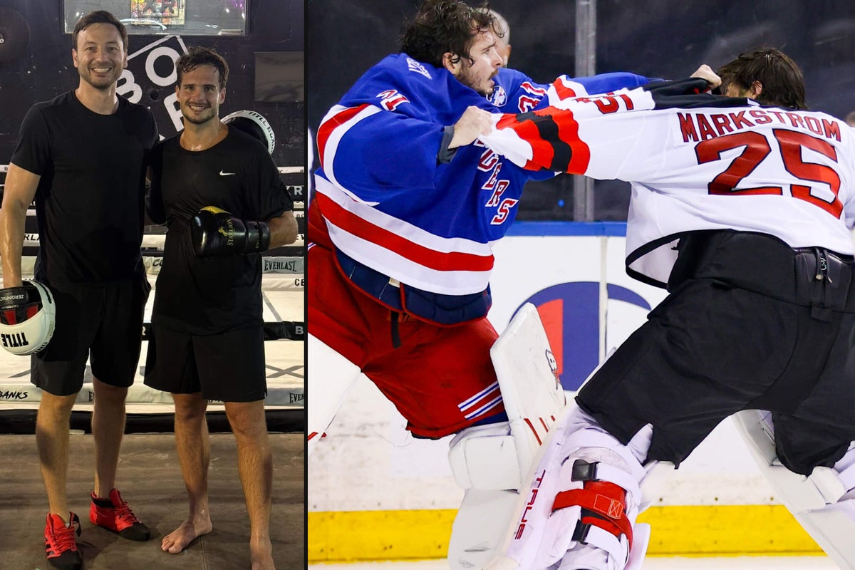 Rangers’ Igor Shesterkin starred in NHL’s latest goalie fight. His boxing coaches were proud