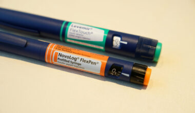 Insulin supplies are pictured in the Manhattan borough of New York City,