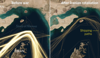 How the Iran War, Then the U.S. Blockade, Has Changed the Strait of Hormuz: Maps