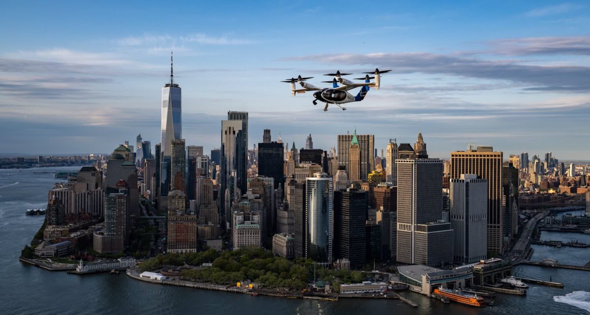 An electric air taxi just flew from JFK to Manhattan in under 10 minutes