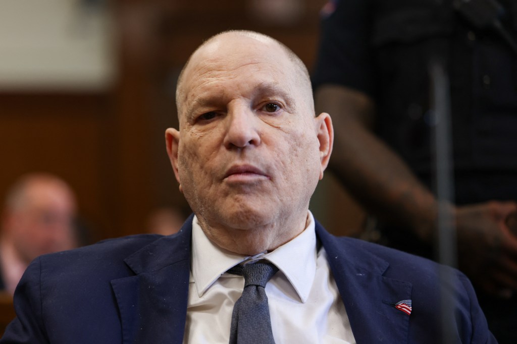 Harvey Weinstein appears in Manhattan Supreme Court during his retrial.