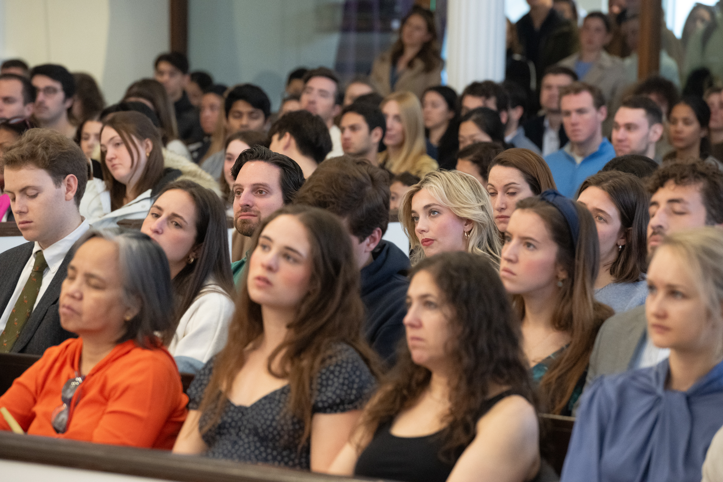 Young adults fill the pews at St. Joseph’s NYC