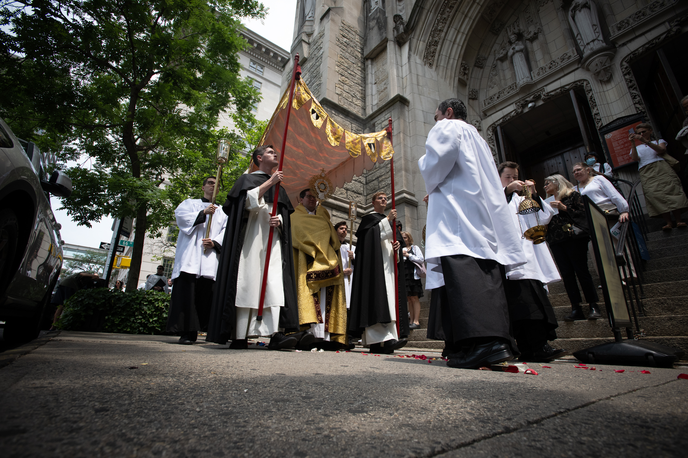 Eucharistic procession, St. Vincent Ferrer Church