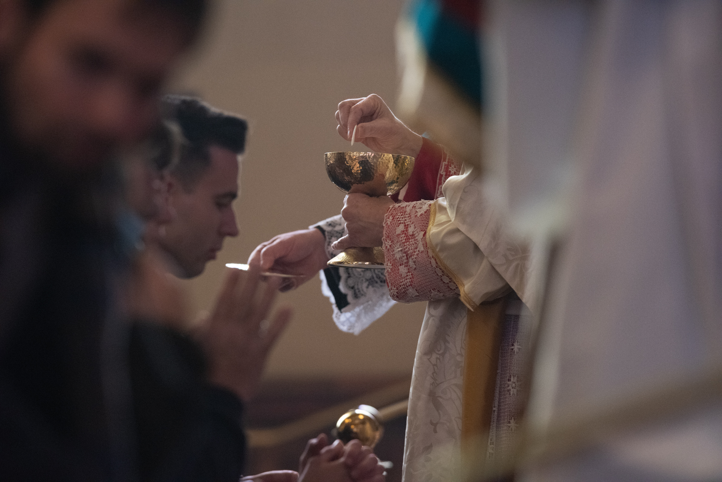 Reception of Holy Communion at Old St. Patrick’s NYC