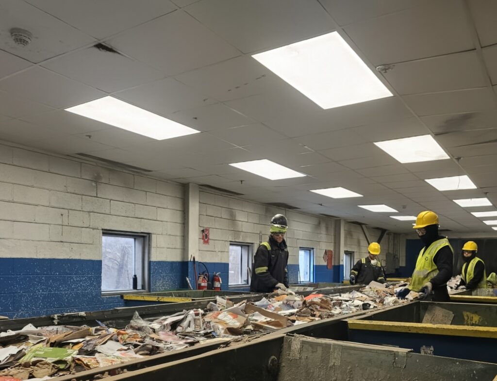 From Curbside to Commodity: ELOC Students Get an Inside Look at Yonker’s Materials Recycling Facility By 7