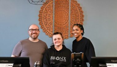 From left to right, general manager Dereck Deblois, co-owner Kerry Donegan and co-owner Dionne Presinal.