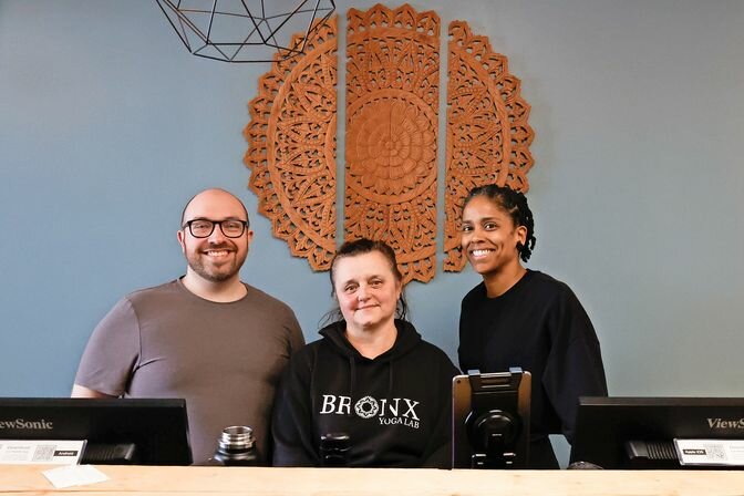 From left to right, general manager Dereck Deblois, co-owner Kerry Donegan and co-owner Dionne Presinal.