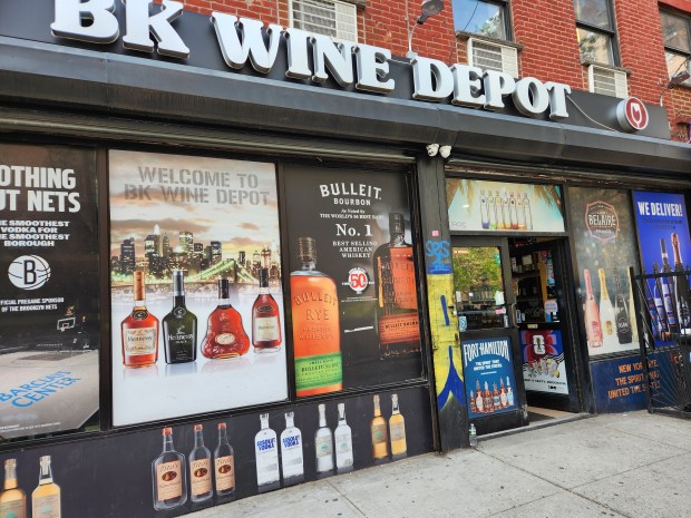 BK Wine Depot on Hoyt St. in Brooklyn is pictured Wednesday, April 15, 2026. 