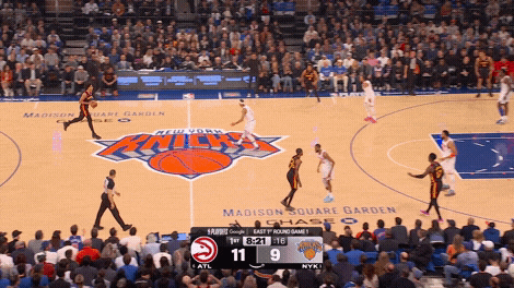 CJ McCollum screen for Jalen Johnson