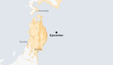 Map: 7.4-Magnitude Earthquake Strikes Near Japan