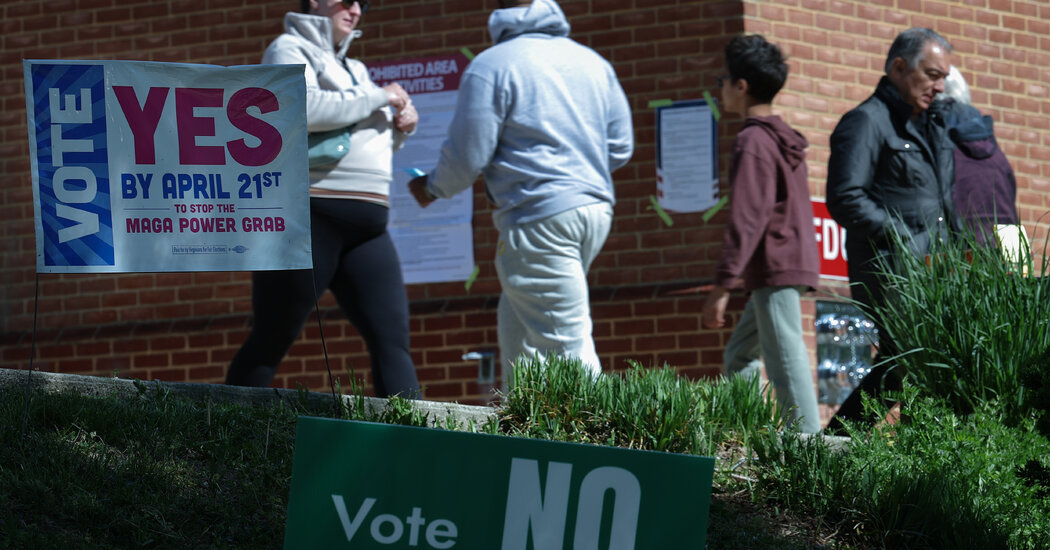 Virginia Redistricting Election Live Updates: State Votes on New House Map