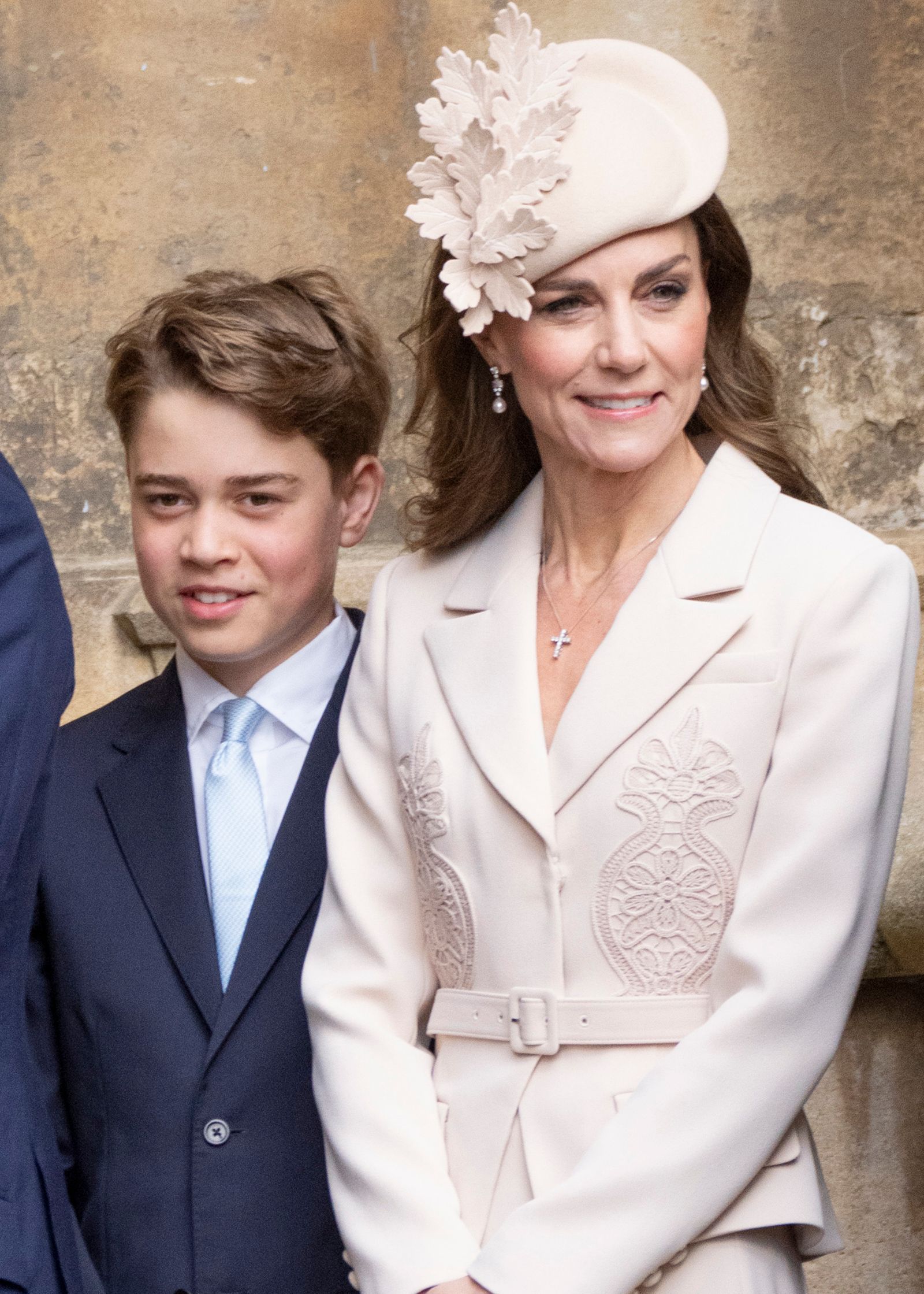 Image may contain Prince George of Cambridge Blazer Clothing Coat Jacket Person Formal Wear Suit Face and Head