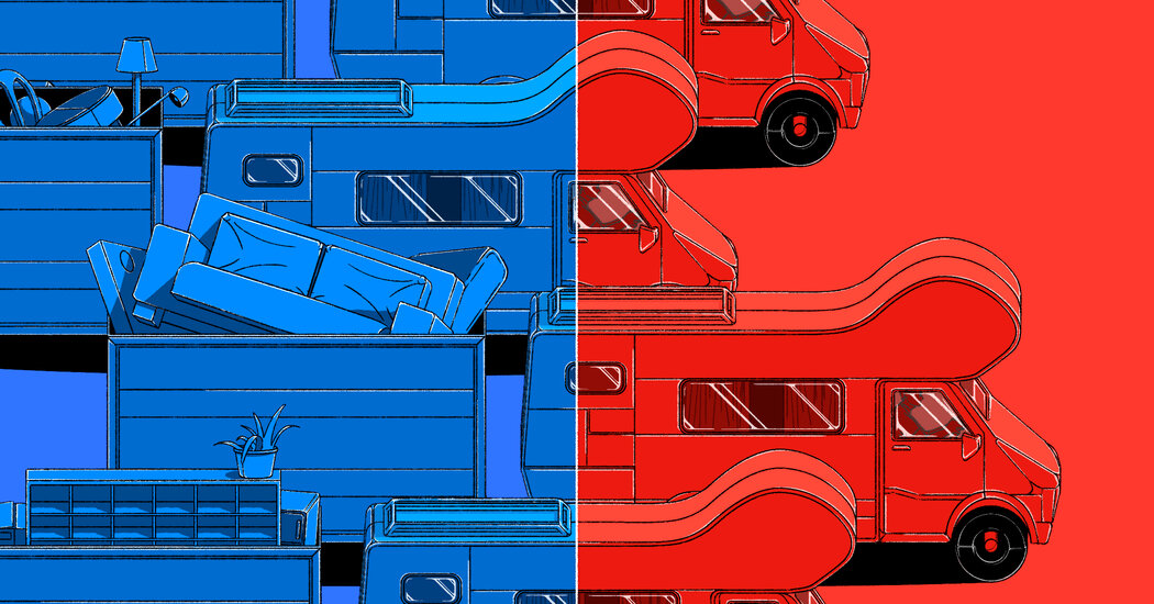 Opinion | Americans Have Fled to Red States. Blue States Can Win Them Back.