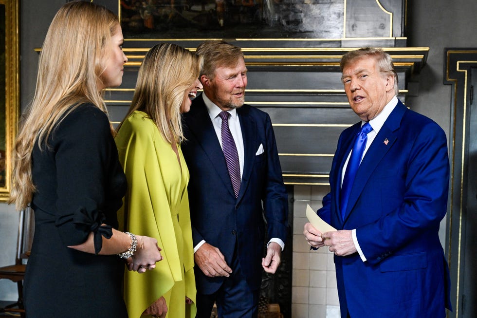NETHERLANDS-NATO-SUMMIT-DEFENCE-DIPLOMACY-ROYALS-US