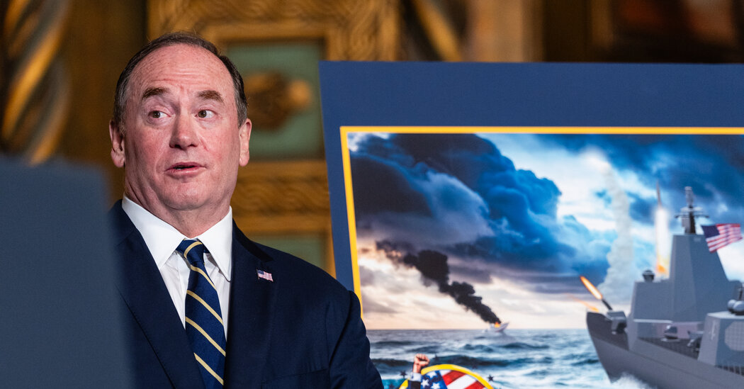 Trump’s Dreams for a Battleship Led to His Navy Secretary’s Ouster