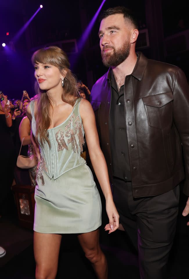 Taylor Swift and Travis Kelce attend the 2026 iHeartRadio Music Awards at Dolby Theatre on March 26, 2026 in Los Angeles, CaliforniaCredit: Getty Images