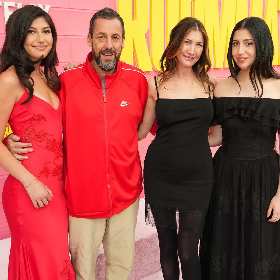 Sunny Sandler, Adam Sandler, Jackie Sandler and Sadie SandlerCredit: Gonzalo Marroquin/Getty